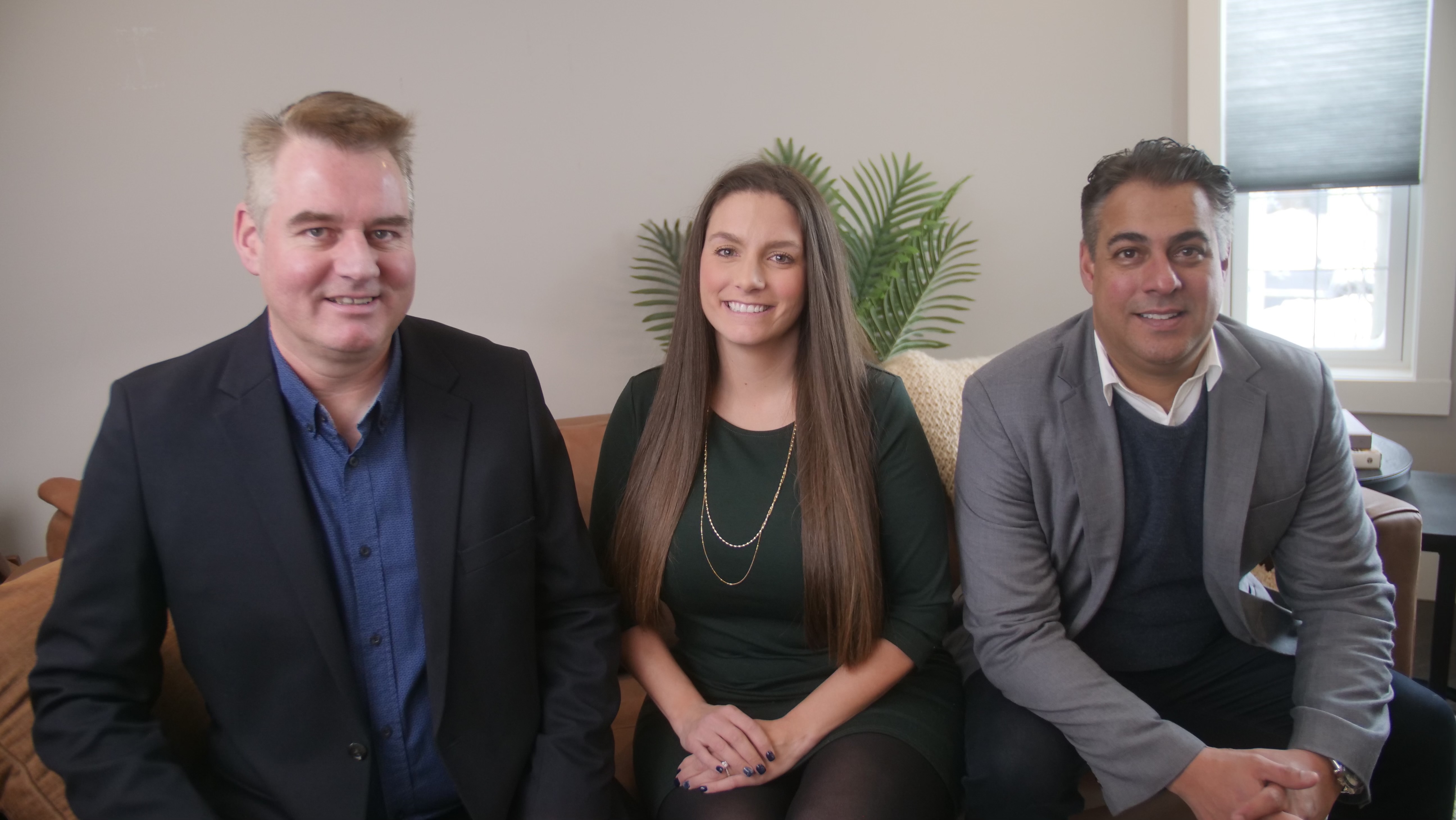 Tim Desautels, Danielle Di Marco & Azad Chandler of CREW Real Estate
